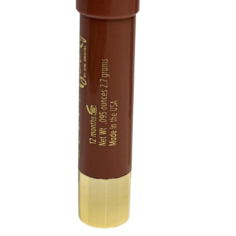 Kissabelle Belle Lip Crayon Caramel Crush Lipstick Shea Butter x 2 NEW 2.7g